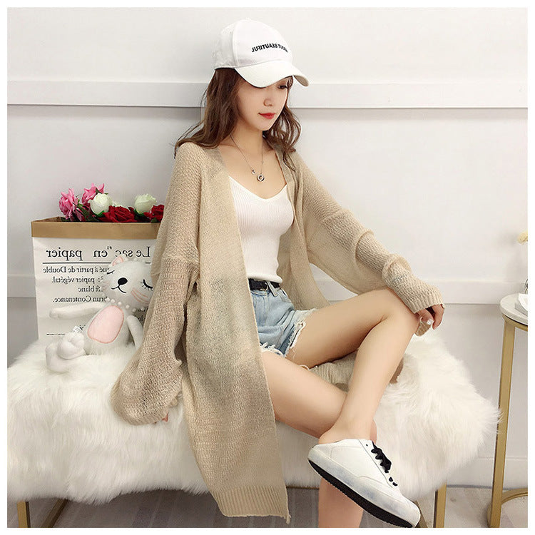 Damen Strickjacke mit offenem Schnitt und lässigem Design Drune