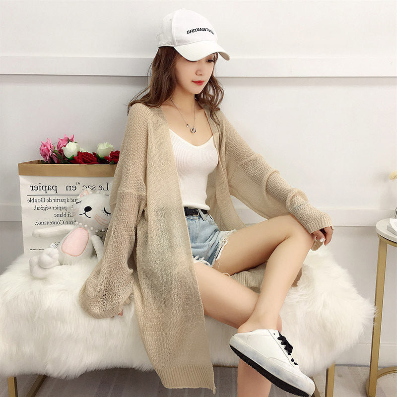 Damen Strickjacke mit offenem Schnitt und lässigem Design Drune