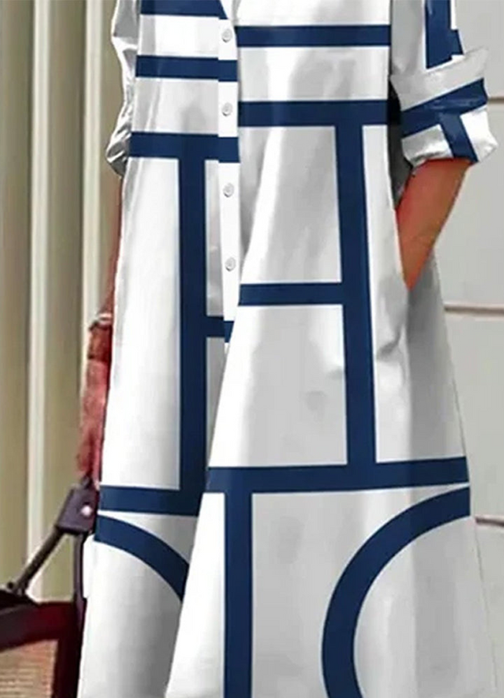 Drune | Übergröße Shirt für Abendveranstaltungen für Damen Midi