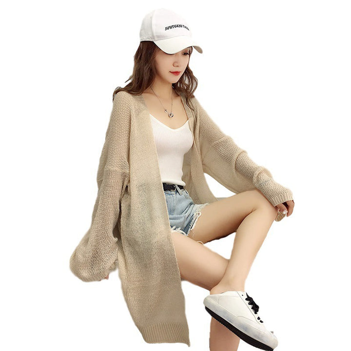 Damen Strickjacke mit offenem Schnitt und lässigem Design Drune