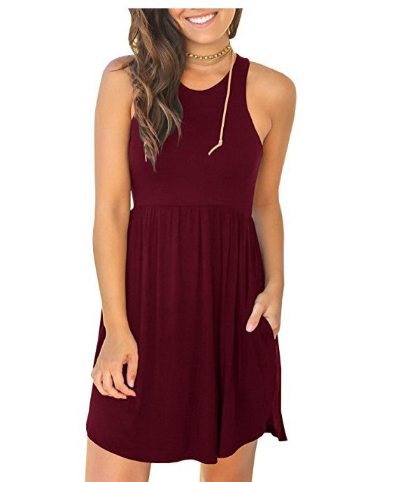 Damen Freizeitkleid mit lässigem Schnitt und praktischen Taschen Drune