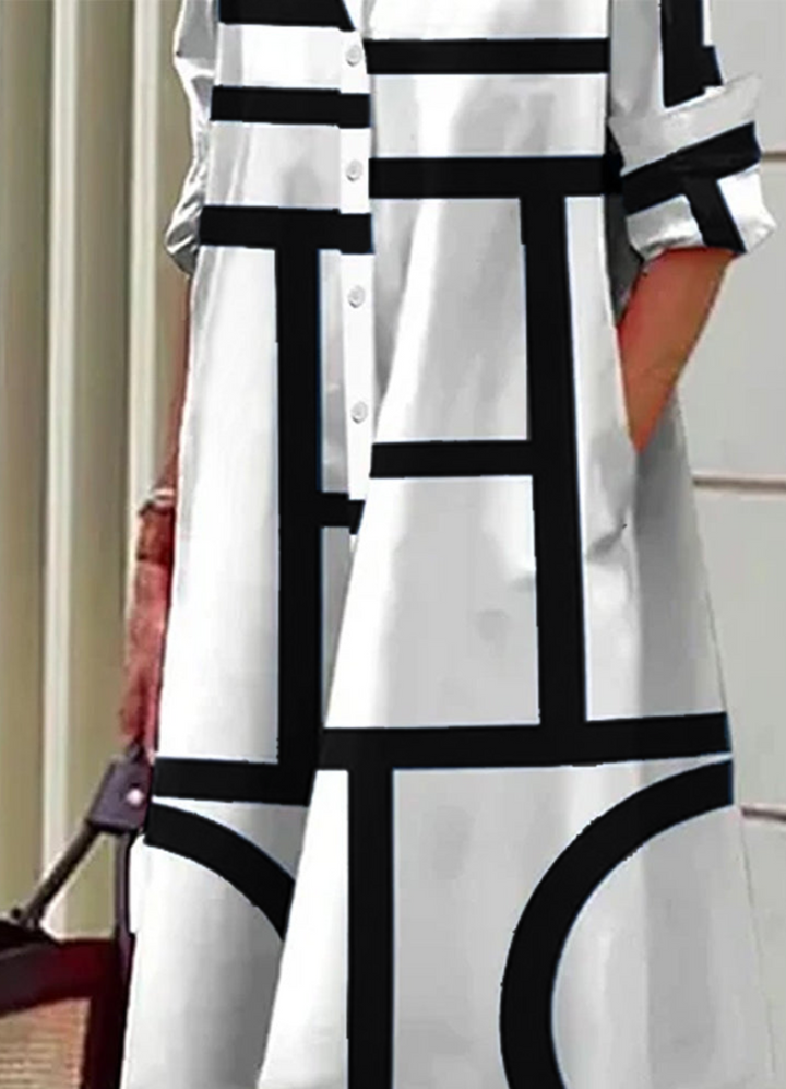 Drune | Übergröße Shirt für Abendveranstaltungen für Damen Midi