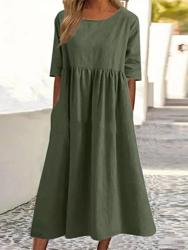 Drune | Elegantes, Bequemes Baumwollkleid