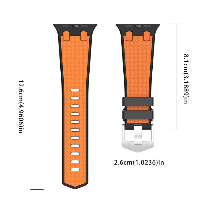Drune | Doppelte Farblich Passende Silikonband Für Apple Watch