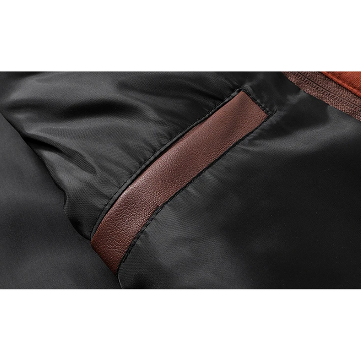 Drune | Lederjacke Herren Mit Reißverschluss, Klassische Jacke Aus Echtleder