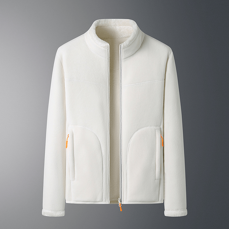 Drune | Fleecejacke mit Reißverschlusstaschen - Leichte Wärme - Hoher Kragen - Alltags-Layer