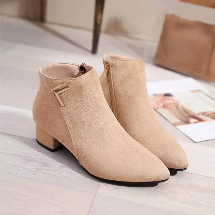 Drune | Stiefeletten Mit Spitzem Schuh Und Seitenreißverschluss Damen Stiefeletten