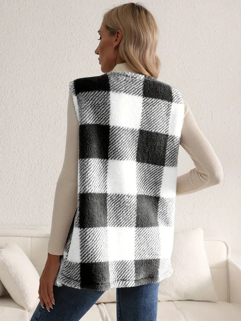Drune | Sherpa Check Weste