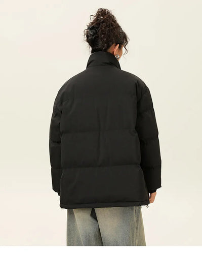 Drune | Freizeitjacke mit Stehkragen aus dickem, warmem Baumwolle
