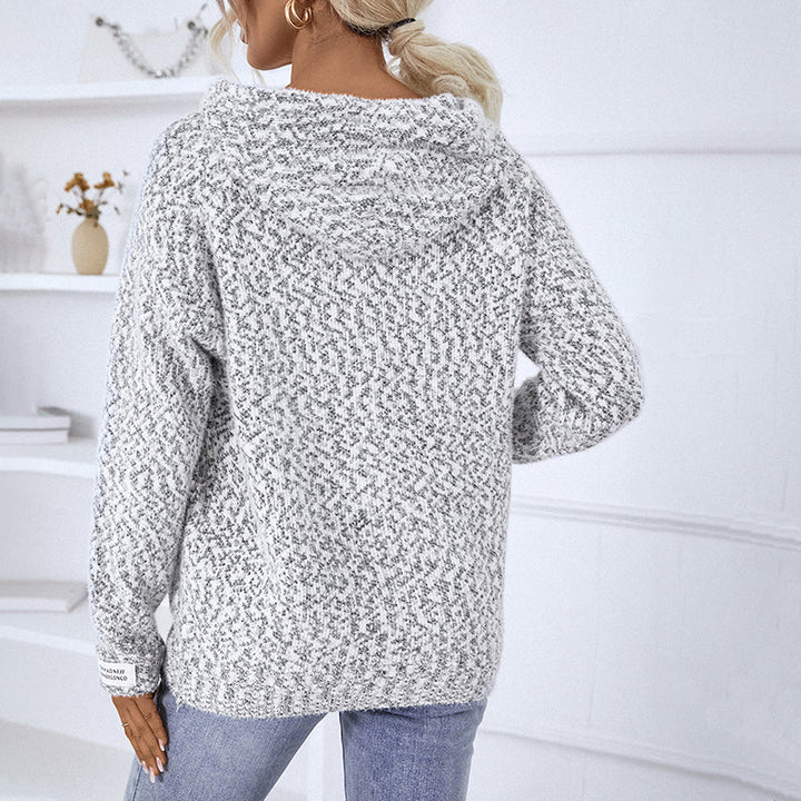 Drune | Gestrickter Strickjacke mit Kapuze