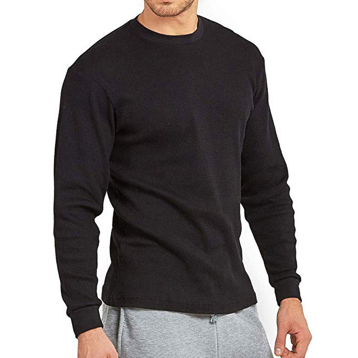 Herren Langarmshirt mit hochwertiger Rippstruktur Drune