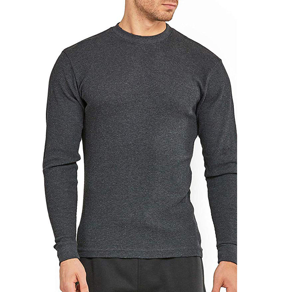Herren Langarmshirt mit hochwertiger Rippstruktur Drune