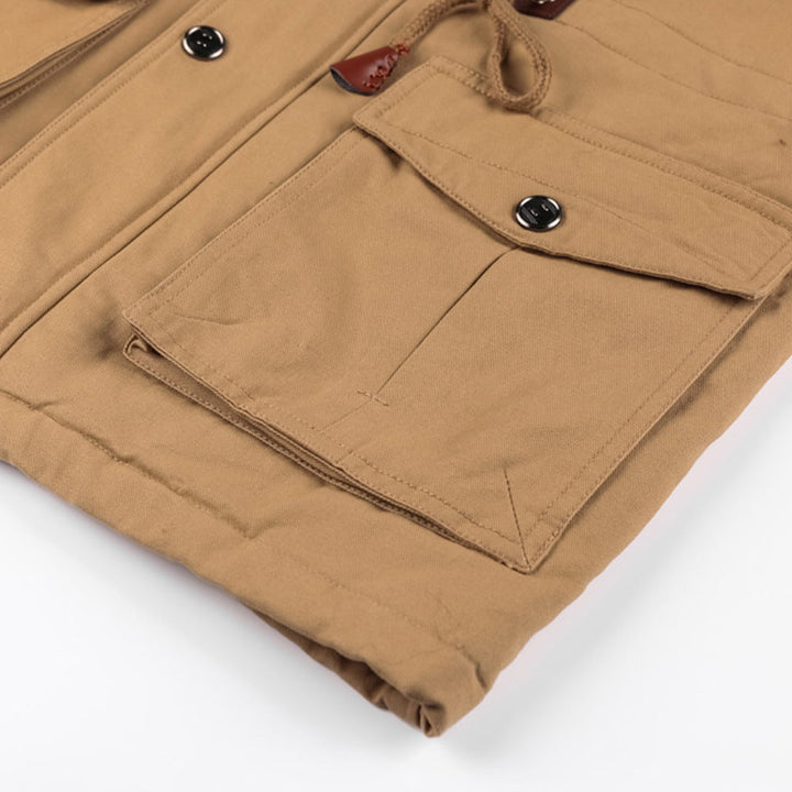 Drune | Herren gefütterte Baumwollwinterjacke