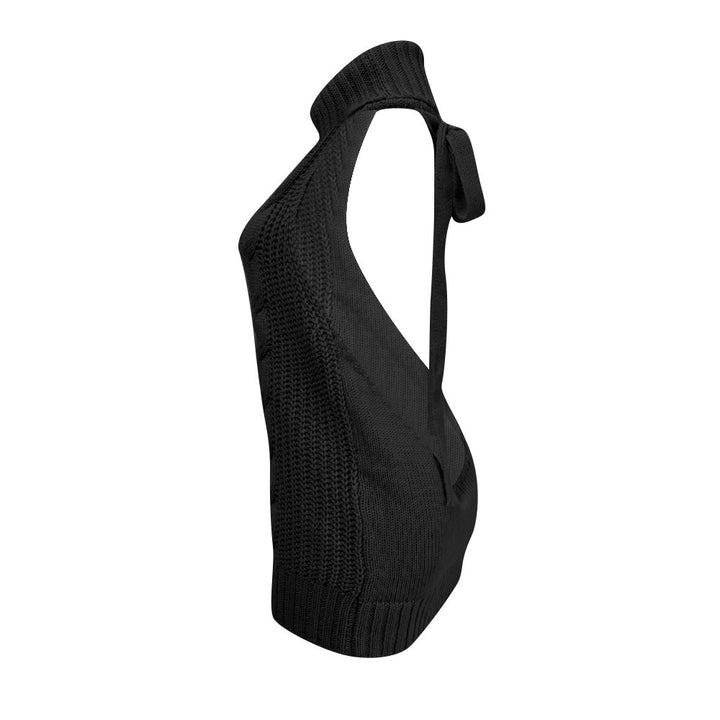 Damen Strickkleid mit hochgeschlossenem Kragen und seitlichem Zipper Drune