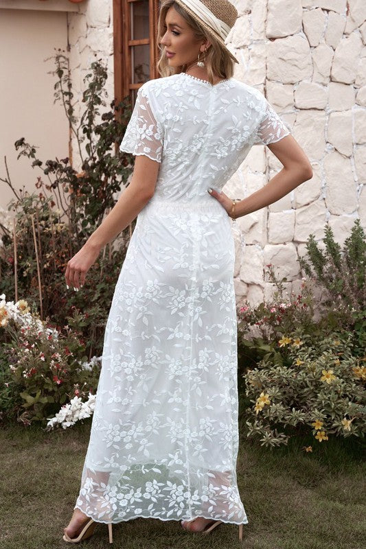 Drune | Spitzen Maxikleid