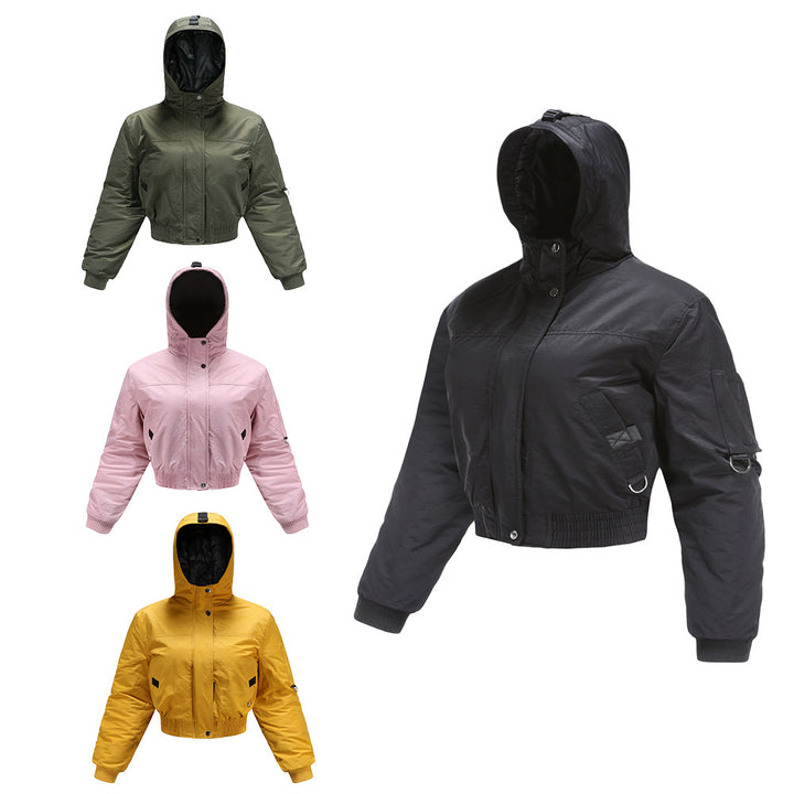 Damen modische kurz geschnittene Winterjacke Drune