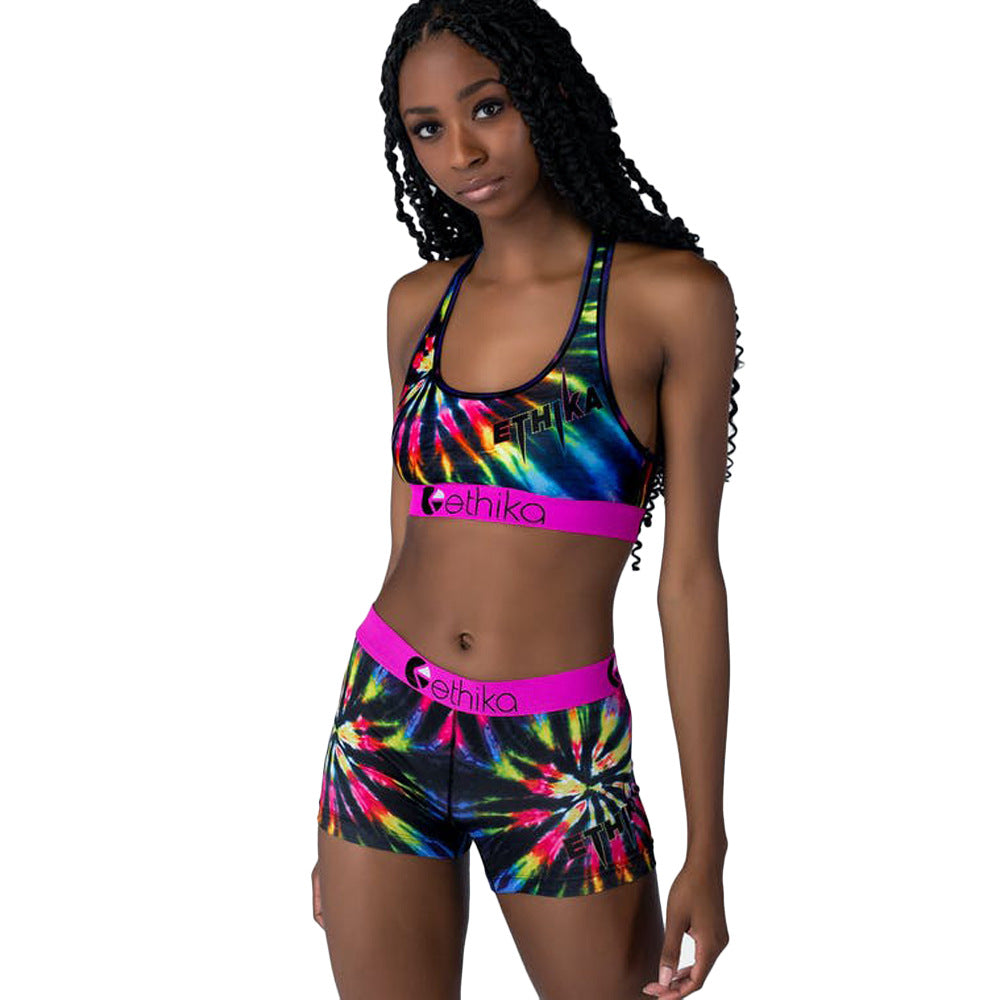 Damen Sportliches Bikini-Set mit figurbetontem Design und einzigartigem Grafikdruck Drune