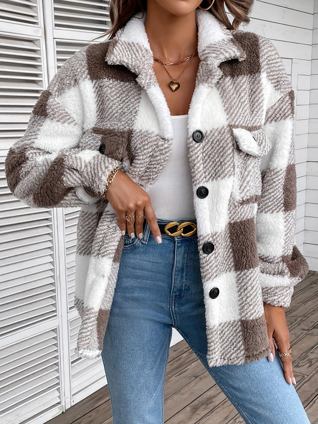 Drune | Flanellhemd mit Karos Polyester Warm und Stilvoll