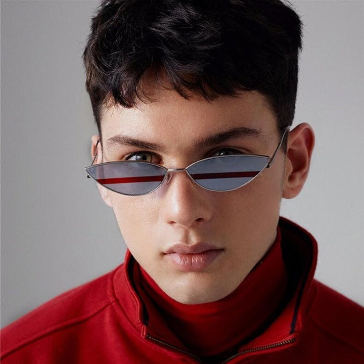Drune | Retro Katzenaugen Sonnenbrille Aus Premium Veganleder