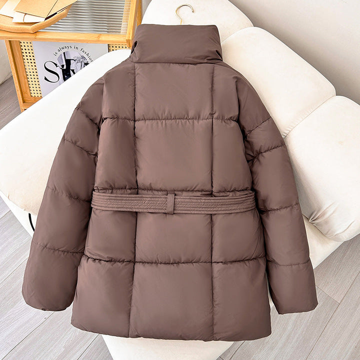 Drune | Trendy Damen Winterjacke mit verstellbarem Gürtel