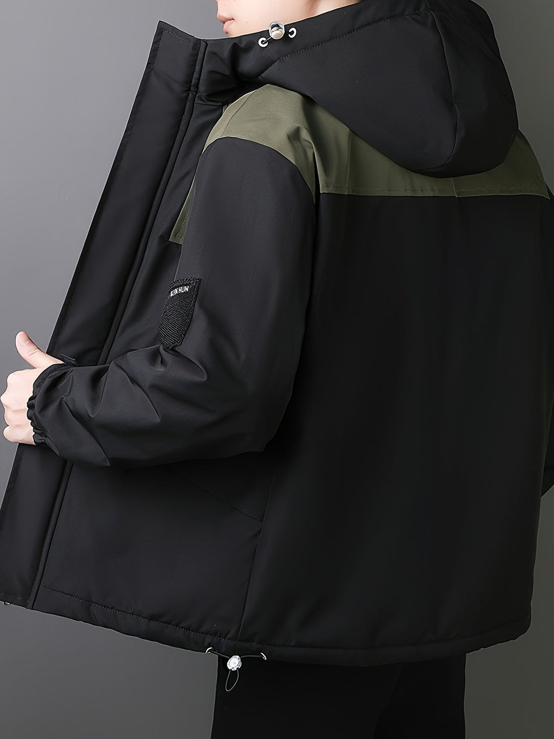 Drune |  Übergangsjacke - Winddichte Streetwear Jacke mit Kapuze & Utility-Taschen