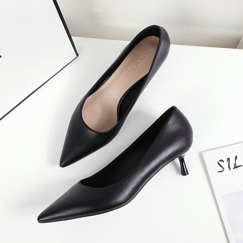 Damen Chic Kittenheels Drune