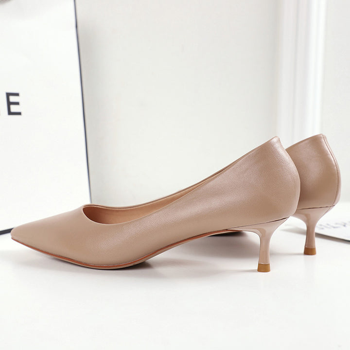 Damen Chic Kittenheels Drune