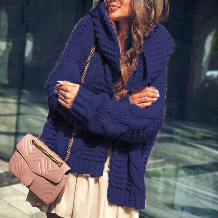 Damen Grobstrickjacke mit lässigen Oversized-Schnitt Drune