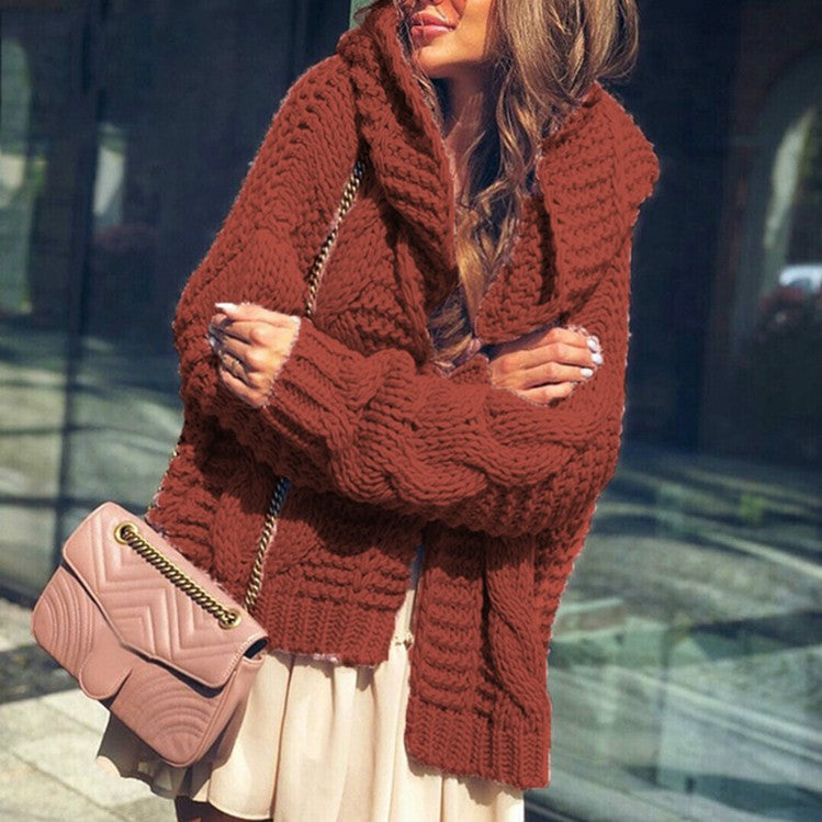 Damen Grobstrickjacke mit lässigen Oversized-Schnitt Drune