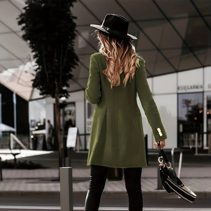 Drune | Damen Winterjacke Tailliert Doppelreihig