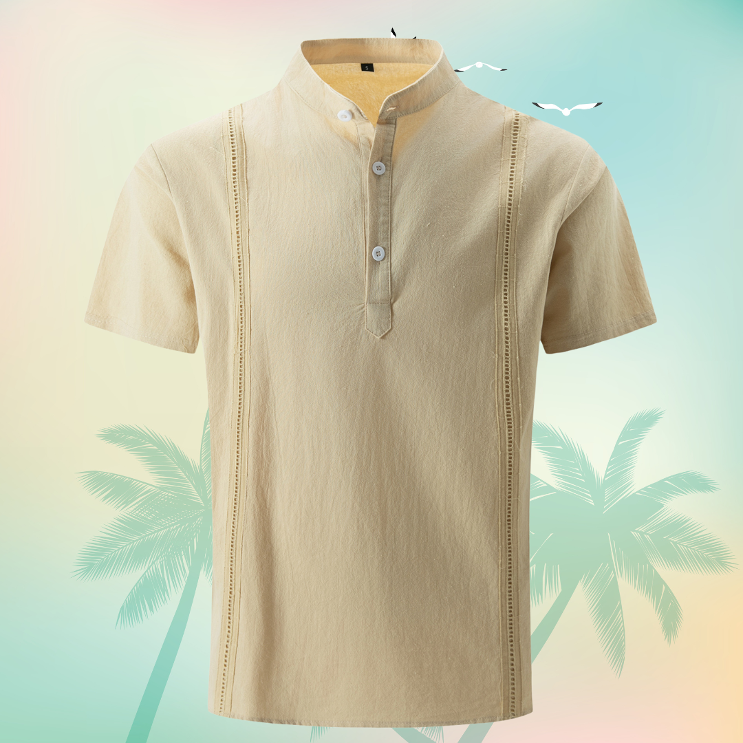 Drune | Donat Sommershirt mit Stickerei