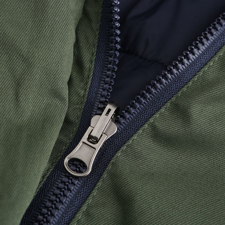 Drune | Damen Winter Steppmantel Wende-Parka aus Baumwolle