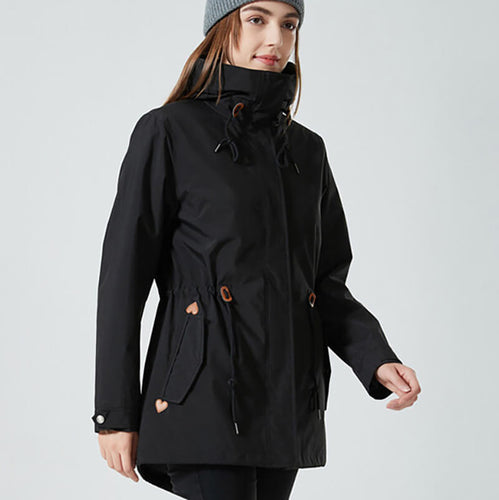 Drune | Kapuzenregenjacke - Verstellbare Passform - Leichtes Design - Outdoor-Essential