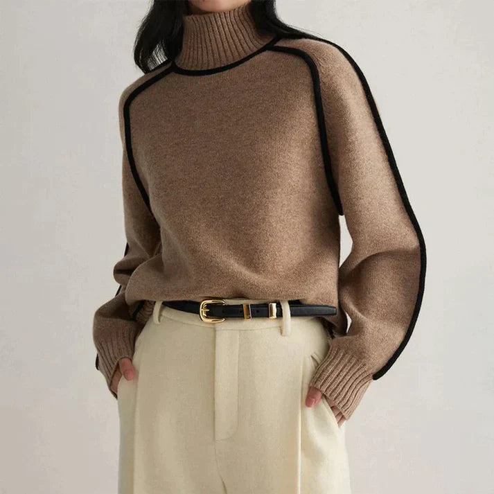 Drune | Braun Rollkragenpullover