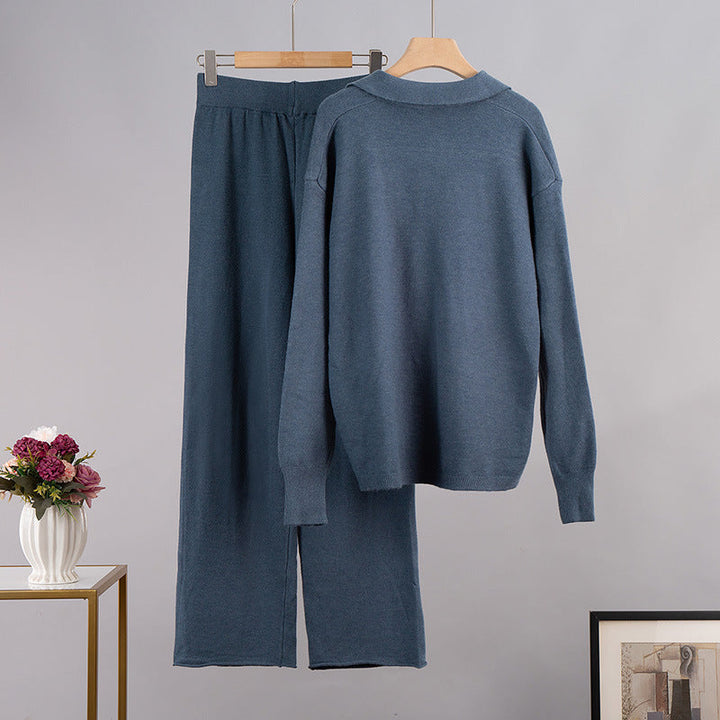 Drune | Set aus Hose und Strickpullover