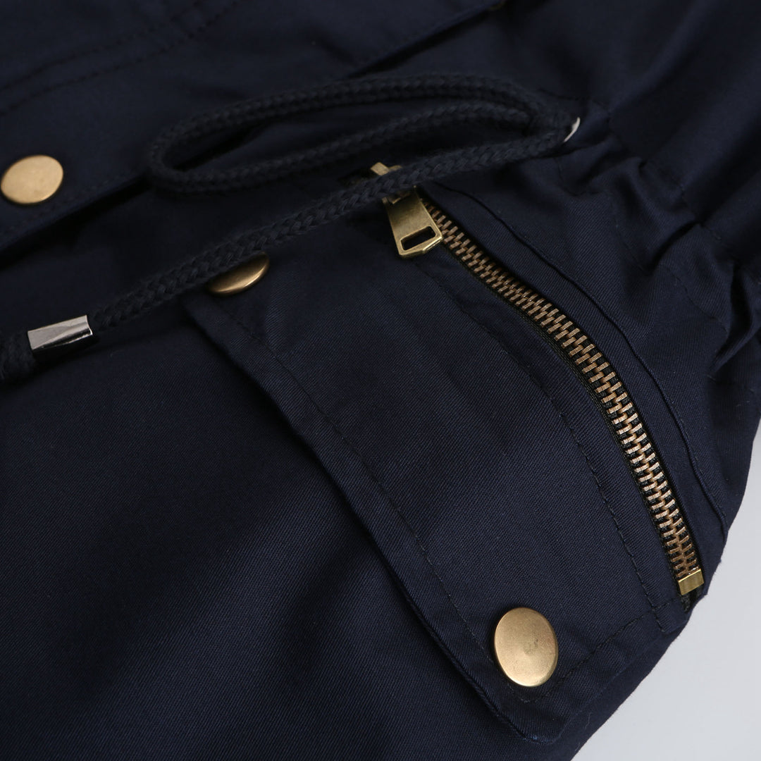 Drune | Damen Wintermantel mit Fleece-Futter und Kapuze