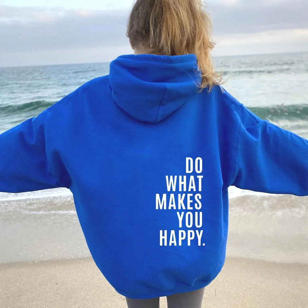 Drune - Damen Hoodie - Lässiger Streetstyle mit Schriftzug