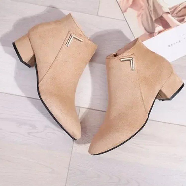 Drune | Stiefeletten Mit Spitzem Schuh Und Seitenreißverschluss Damen Stiefeletten
