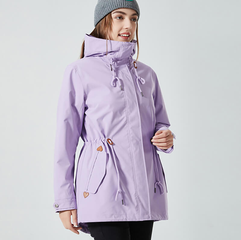 Drune | Kapuzenregenjacke - Verstellbare Passform - Leichtes Design - Outdoor-Essential