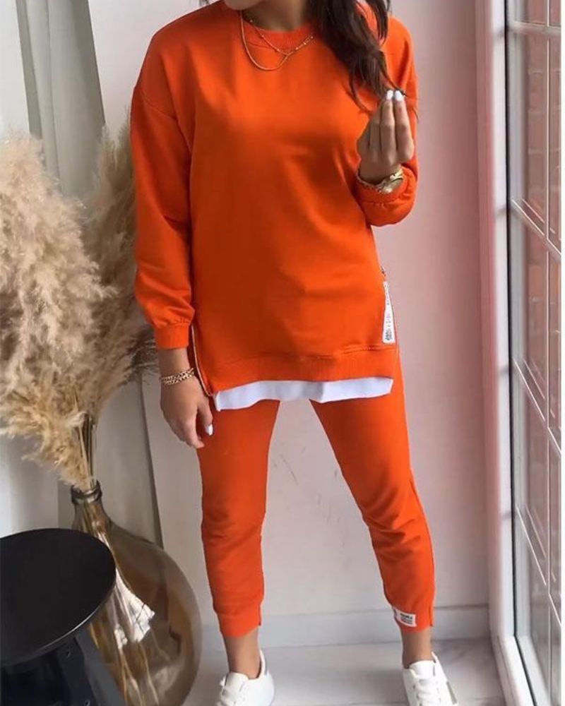 Drune | Sweater und Hose Zweiteiler Set