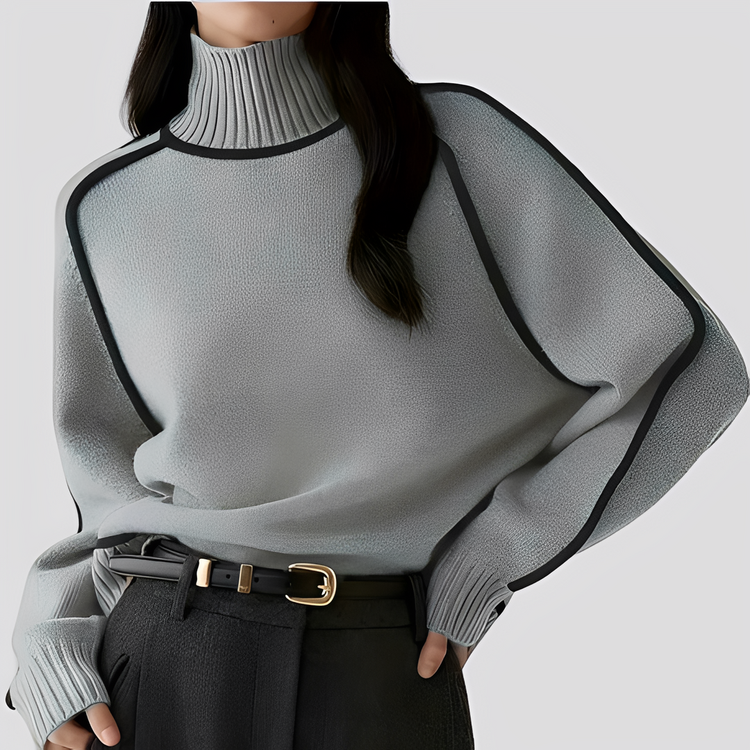 Drune | Eleganter, entspannter Damen-Rollkragenpullover