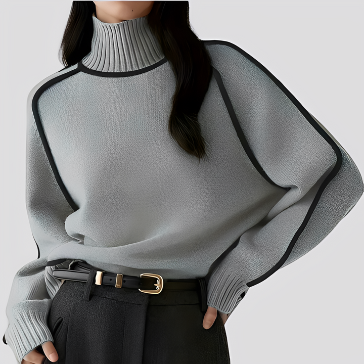 Drune | Eleganter, entspannter Damen-Rollkragenpullover