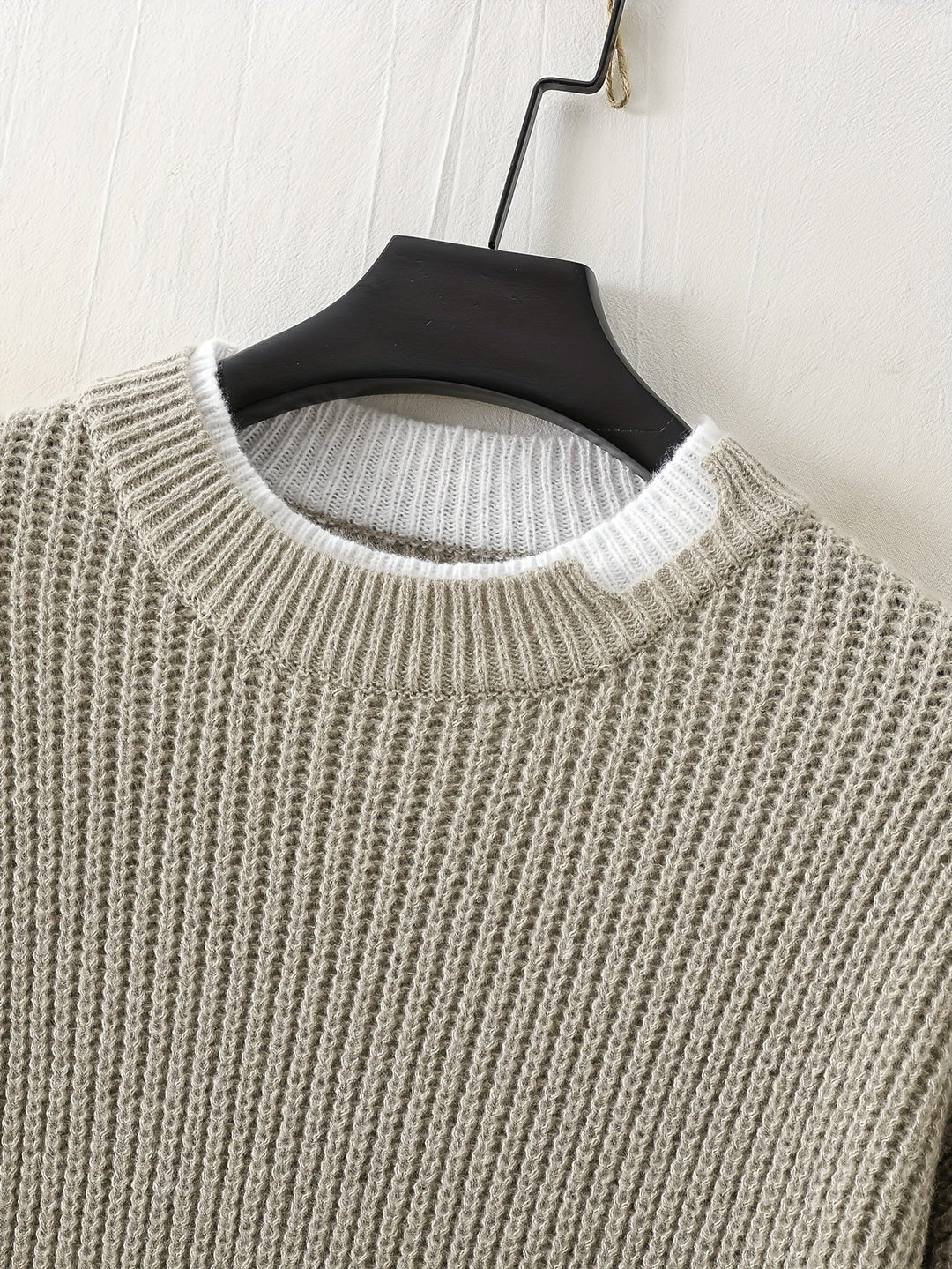 Drune | Überdimensionierter Strickpullover Acryl Lässig und Warm
