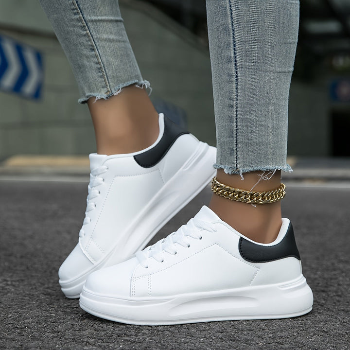 Drune | Damen Weiße Sneakers Casual