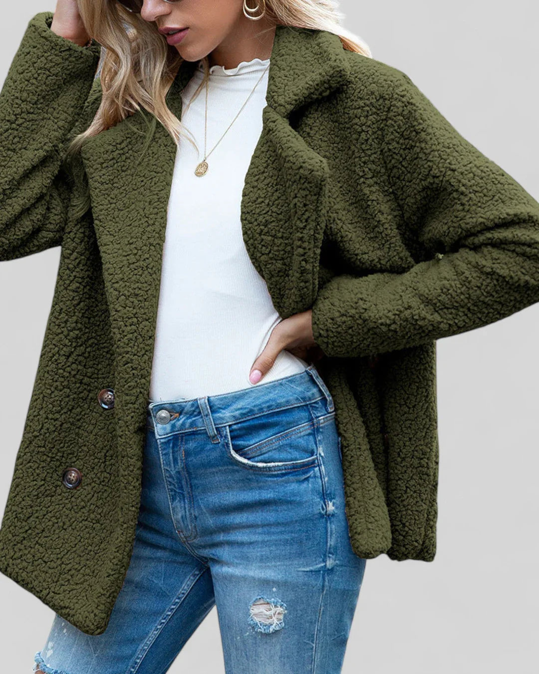 Drune | Elegante Weiche Jacke Für Damen