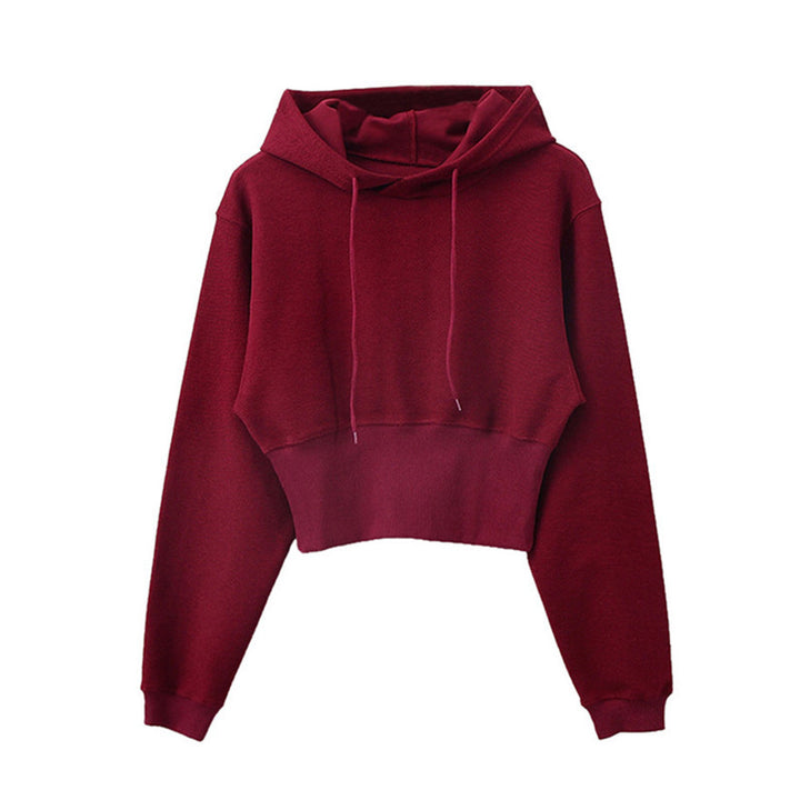 Damen cropped Kapuzenpullover Drune 1772505869