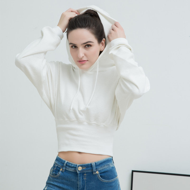 Damen cropped Kapuzenpullover Drune 1772505869