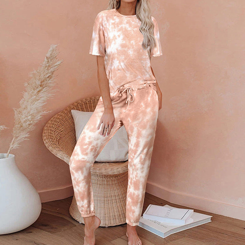 Damen Lounge Set im modernen Batikdesign Drune