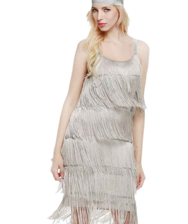 Drune | 1920Er Jahre Inspiriertes Flapper-Midi-Kleid