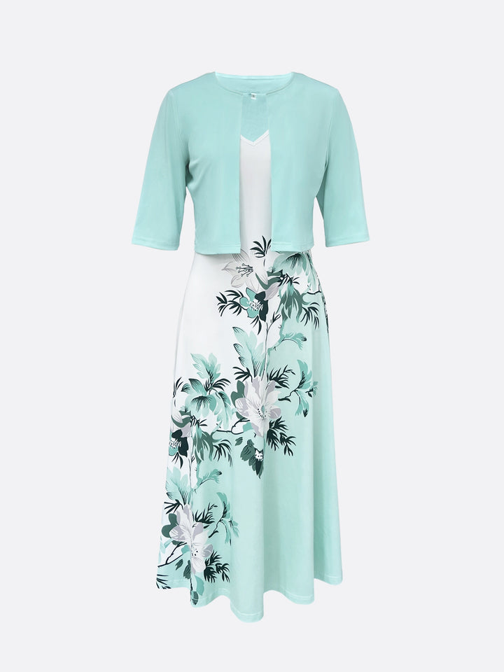 Drune | Zweitiligs Kleid Schick/Elegant Vielseitigs Design